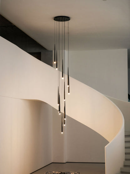 Slender Cone Chandelier