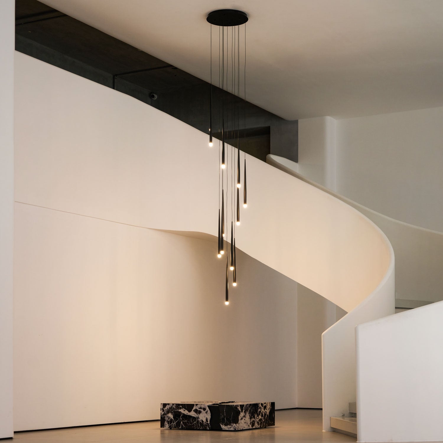 Slender Cone Chandelier