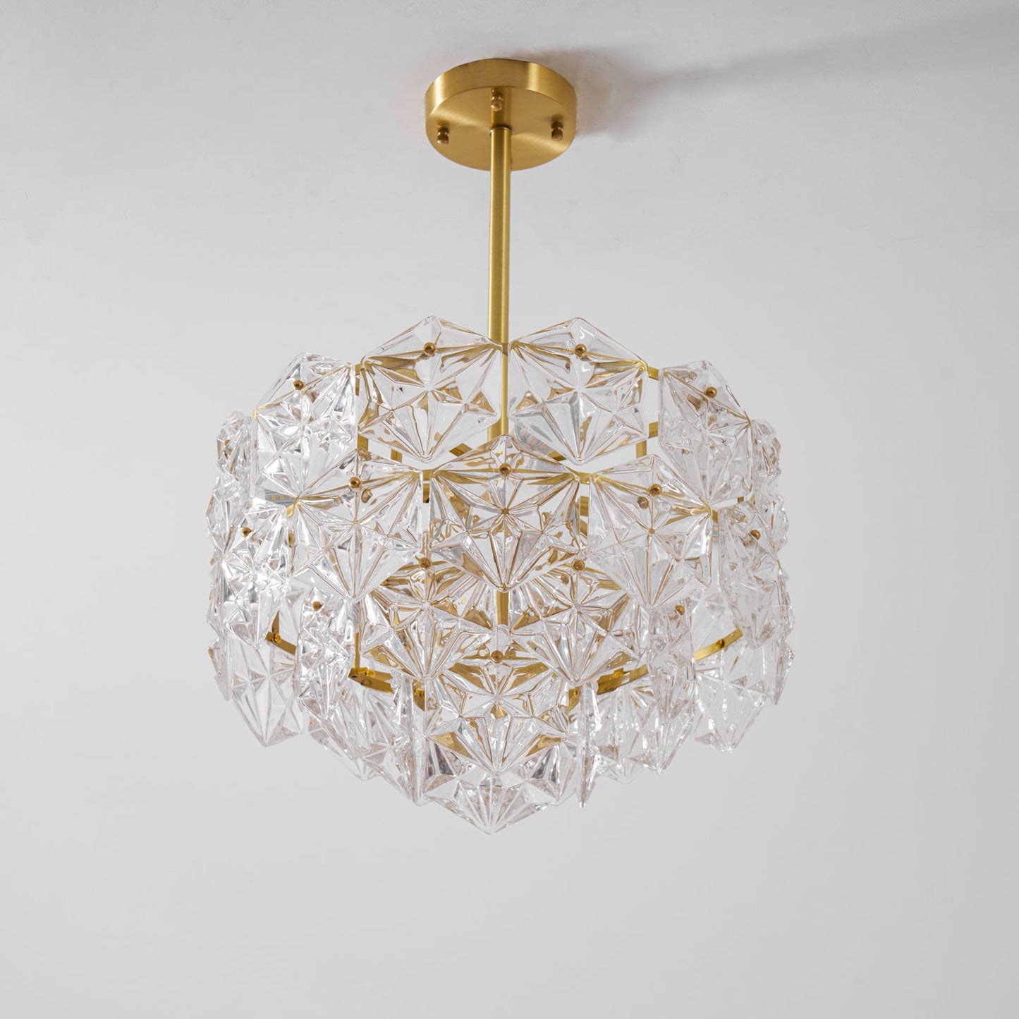 Snowflake Glass Chandelier