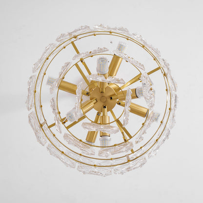 Snowflake Glass Chandelier