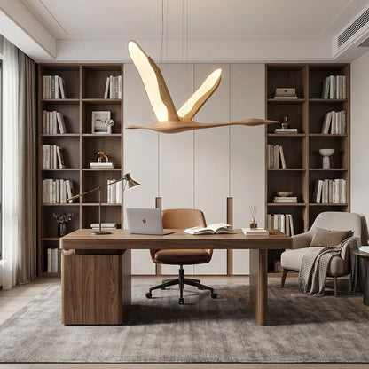 Solitude Crane Pendant Lamp