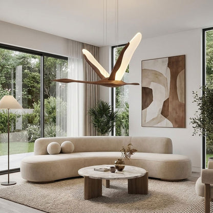 Solitude Crane Pendant Lamp
