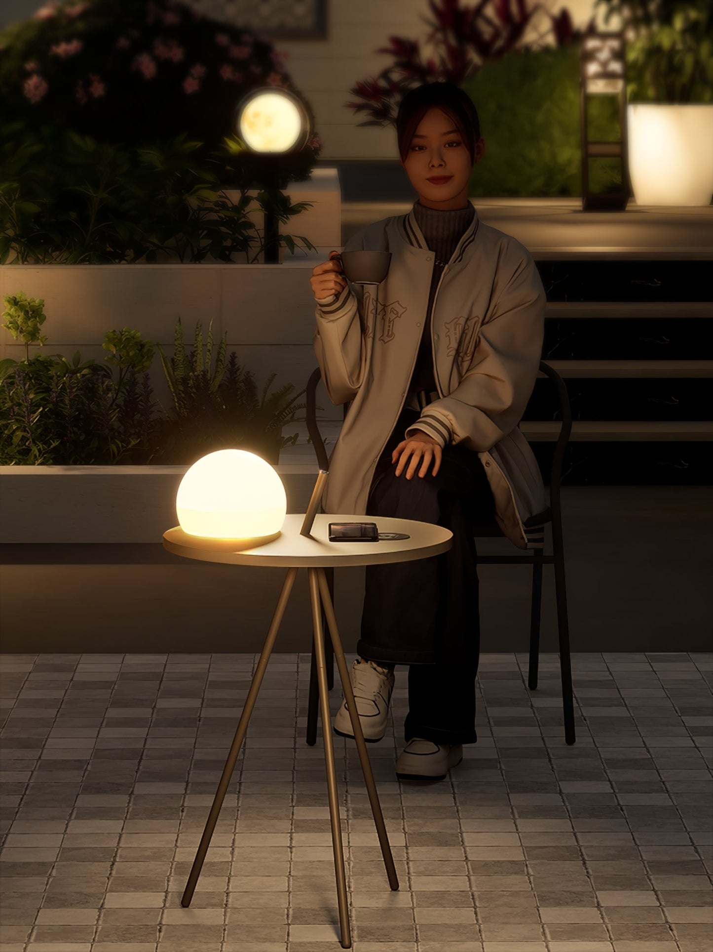 Soluna Tripod Outdoor Lamp
