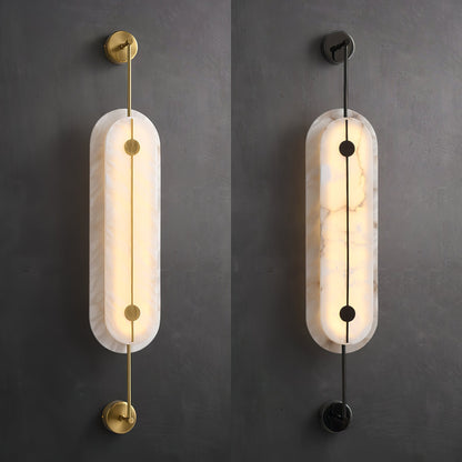 Solvane Alabaster Wall Sconce