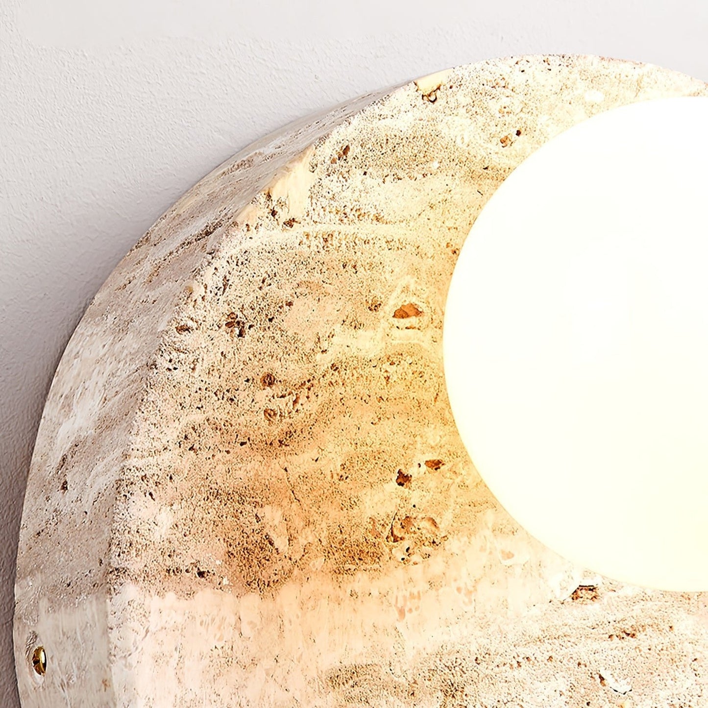 Sorella Travertine Sconce
