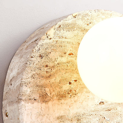 Sorella Travertine Sconce