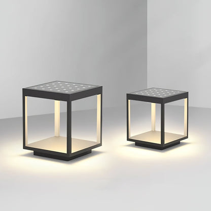 Square Frame Post Outdoor Light