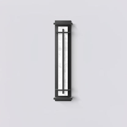 Square Outdoor Alabaster Wall Light