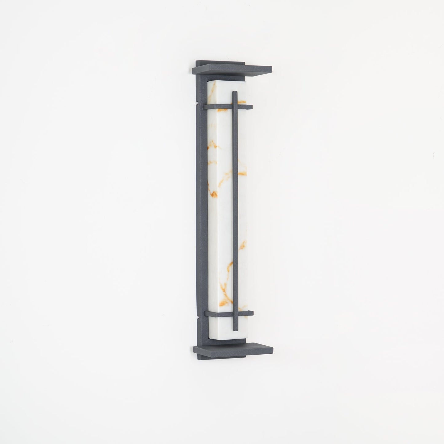 Square Outdoor Alabaster Wall Light
