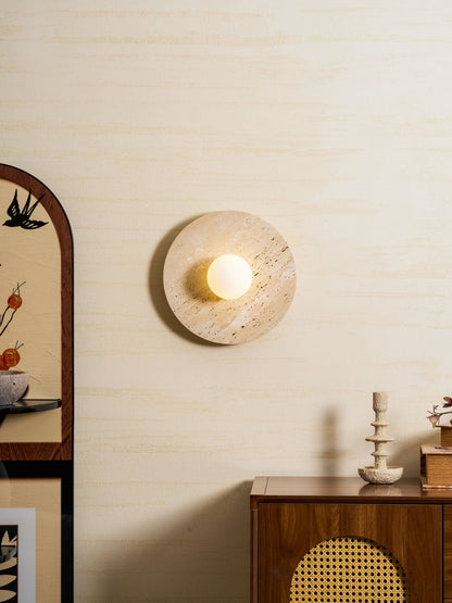 Stone Lunar Eclipse Wall Light