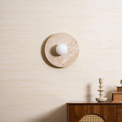 Stone Lunar Eclipse Wall Light