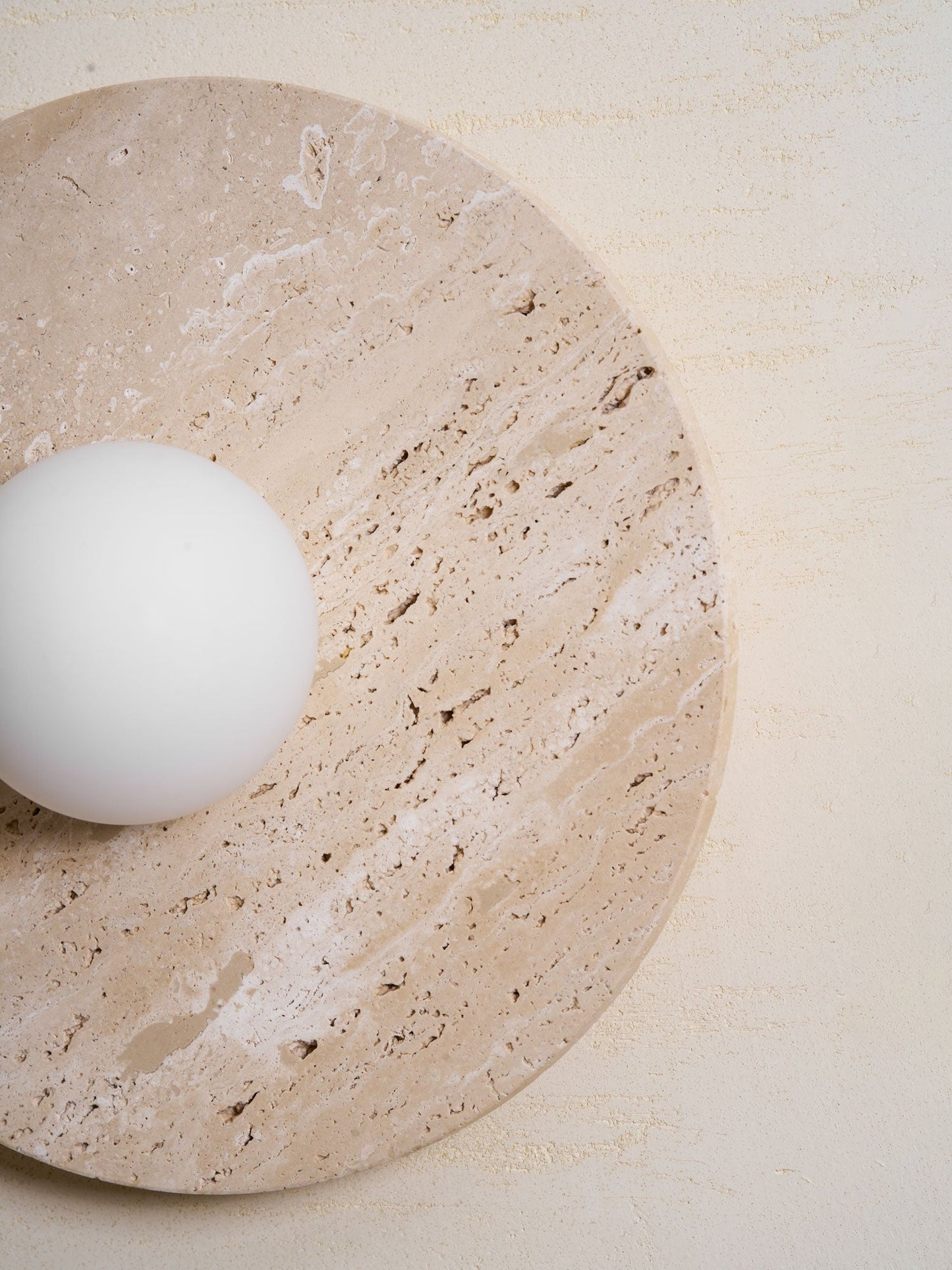 Stone Lunar Eclipse Wall Light
