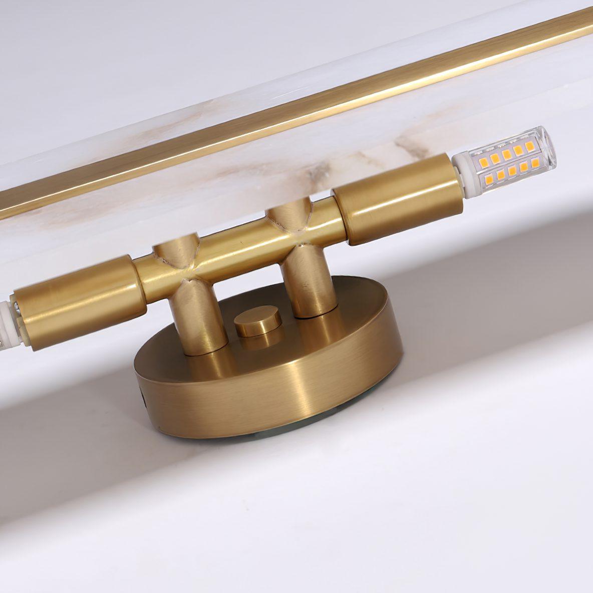 Long Ellipse Alabaster Wall Sconce