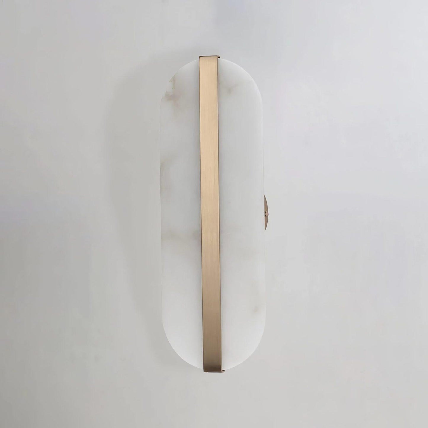 Long Ellipse Alabaster Wall Sconce