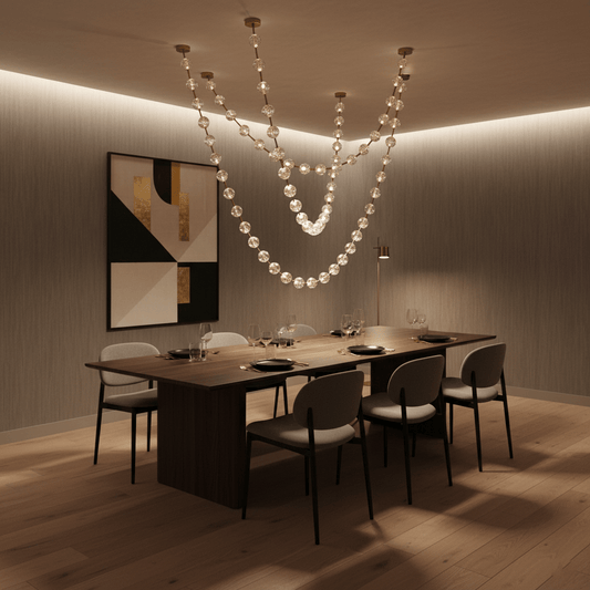 Strand Necklace Chandelier