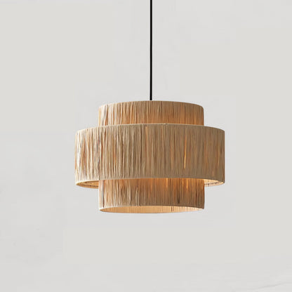Straw Art Pendant Light