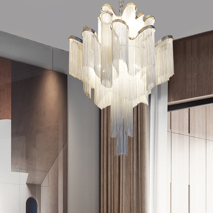 Stream Chain Chandelier