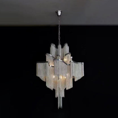 Stream Chain Chandelier