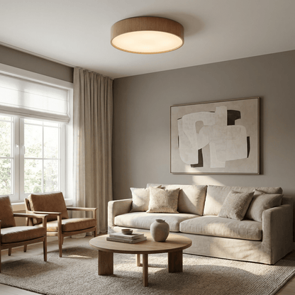 Sylva Minimalist Timber Ceiling Lamp
