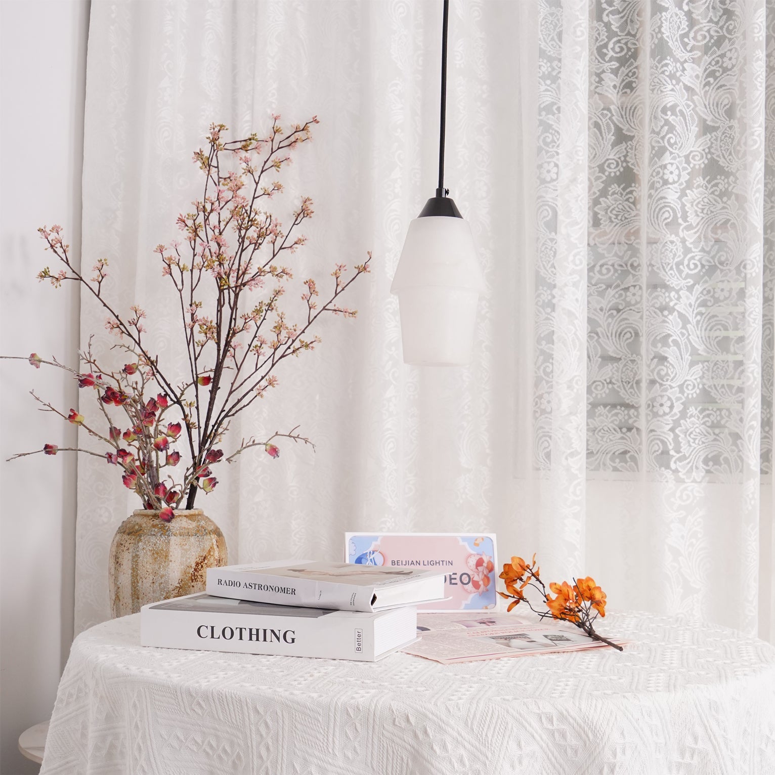 TEN MA DO Alabaster Pendant Lamp