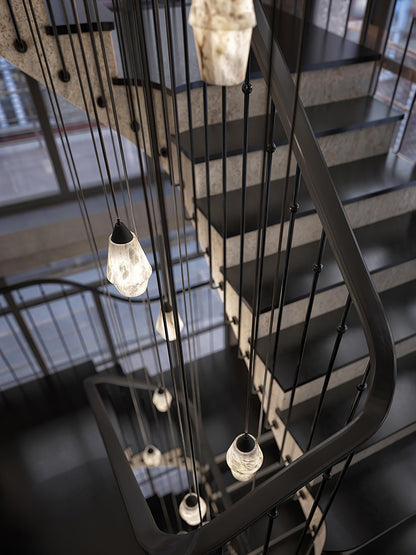 TEN MA DO Alabaster Pendant Lamp