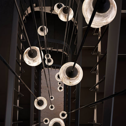 TEN MA DO Alabaster Pendant Lamp