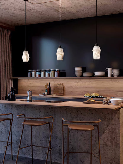 TEN MA DO Alabaster Pendant Lamp