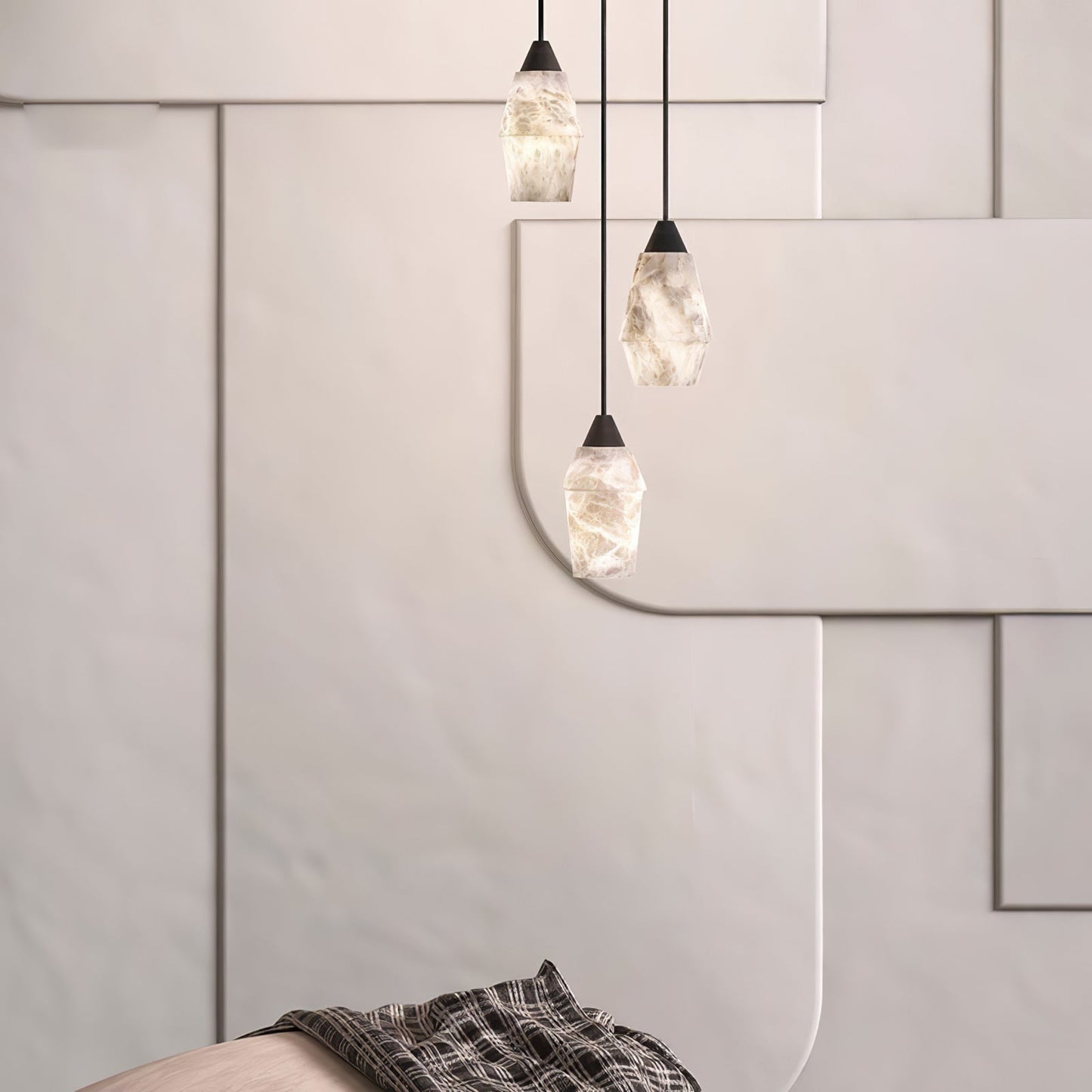 TEN MA DO Alabaster Pendant Lamp