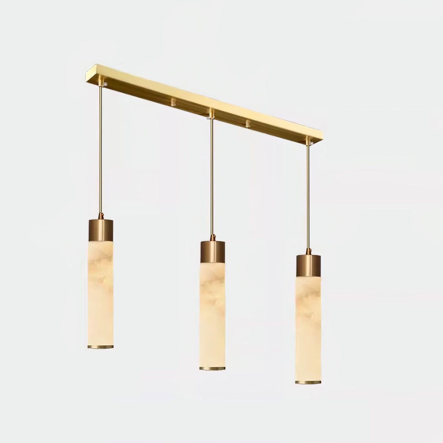 Alabaster Tala Brass Pendant Lamp