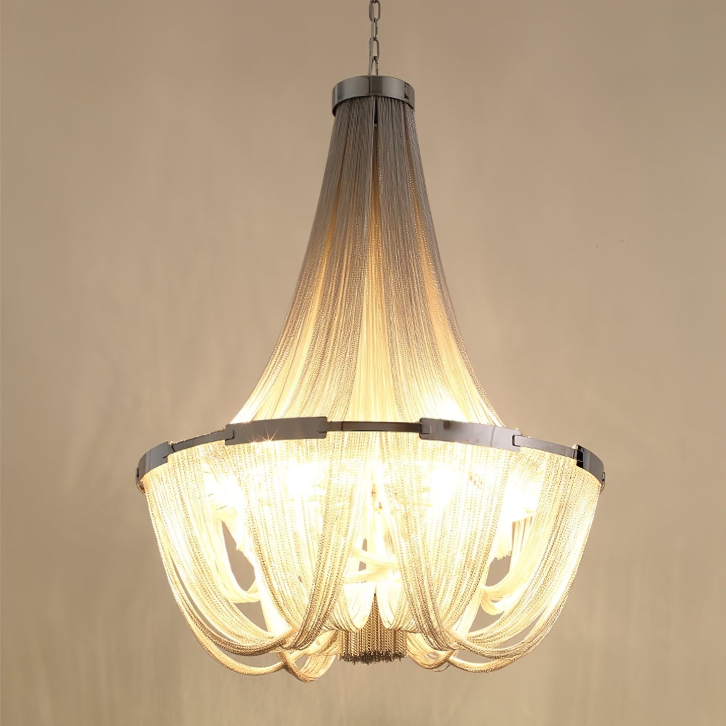 Tassel Aluminum Chain Chandelier