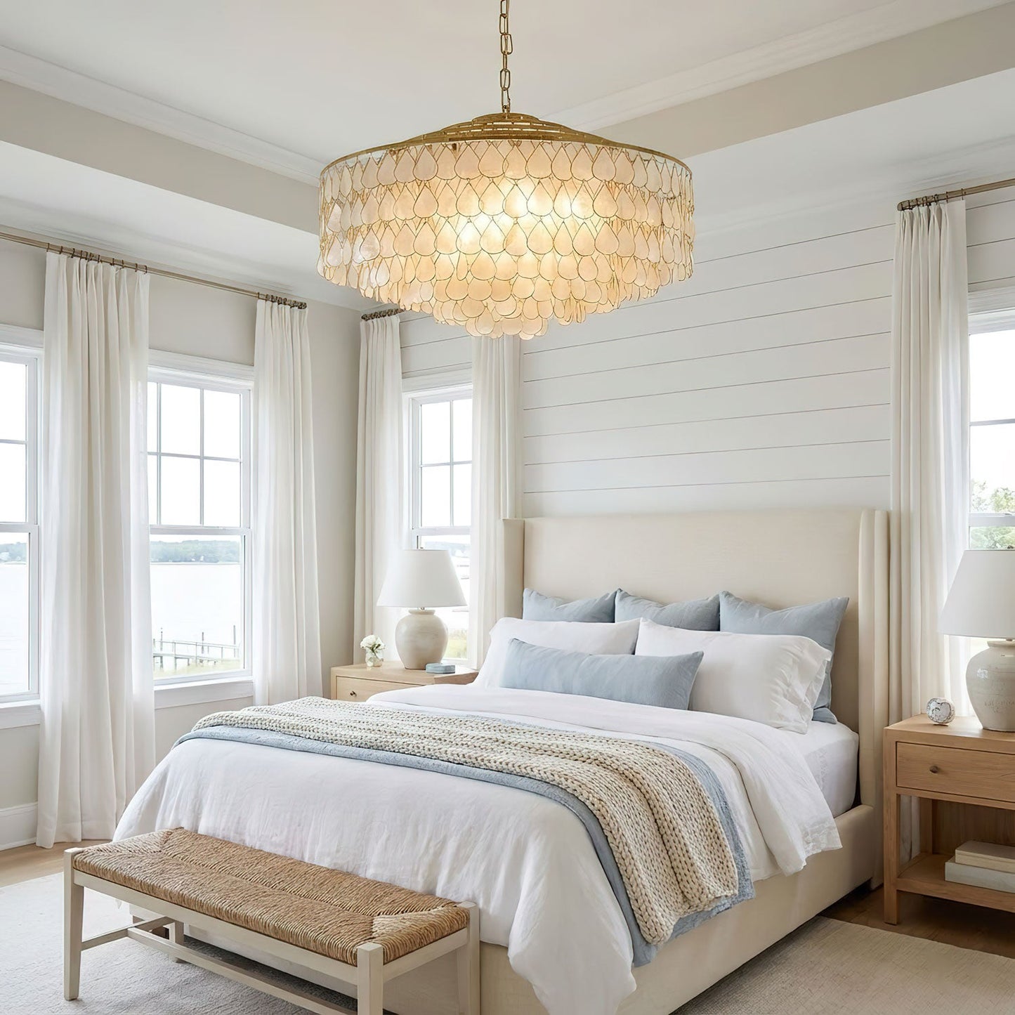 Teardrops Shell Chandelier
