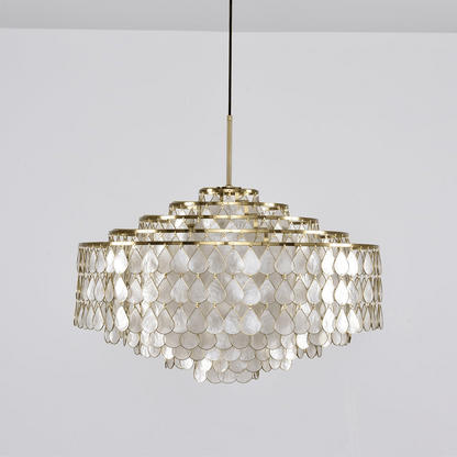 Teardrops Shell Chandelier