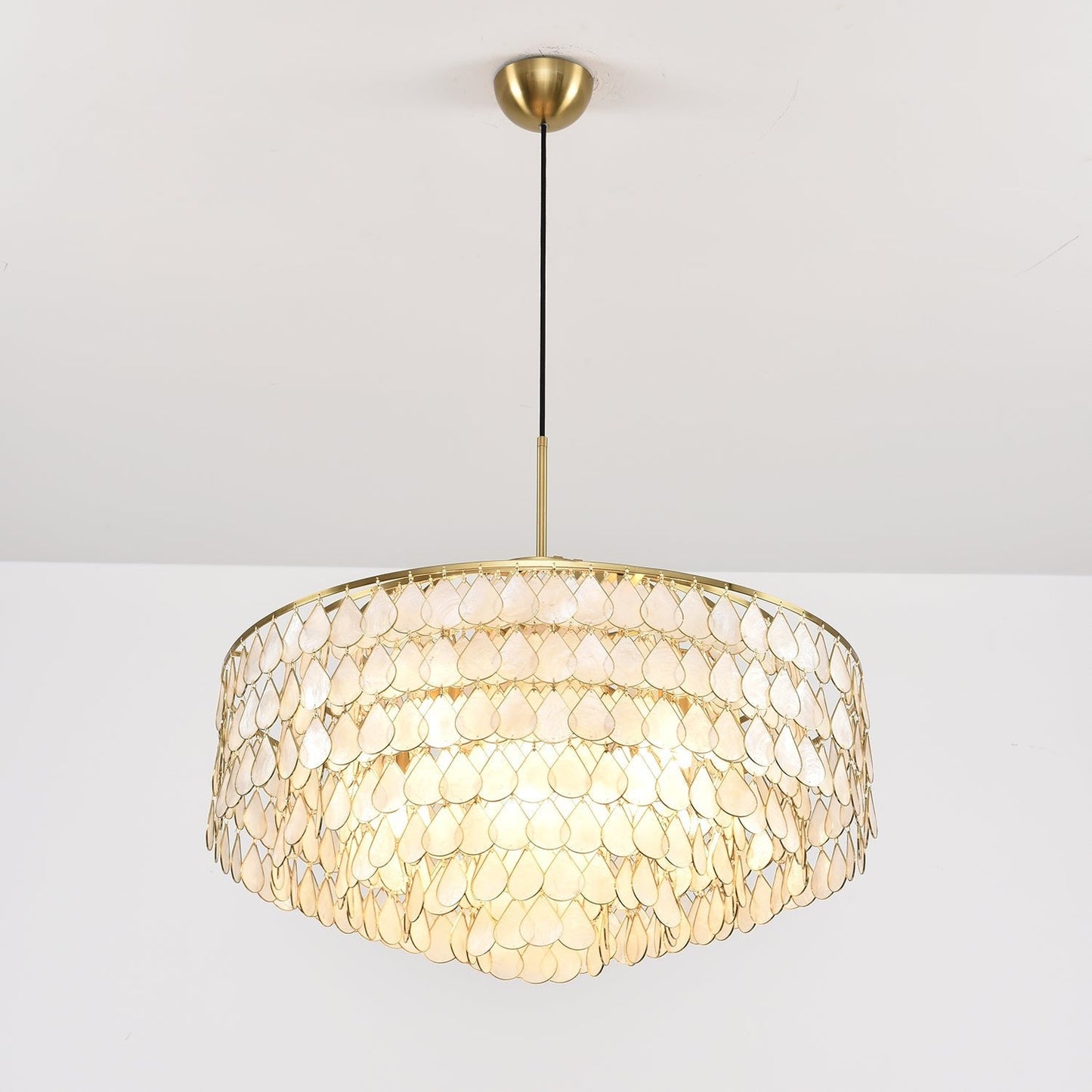 Teardrops Shell Chandelier