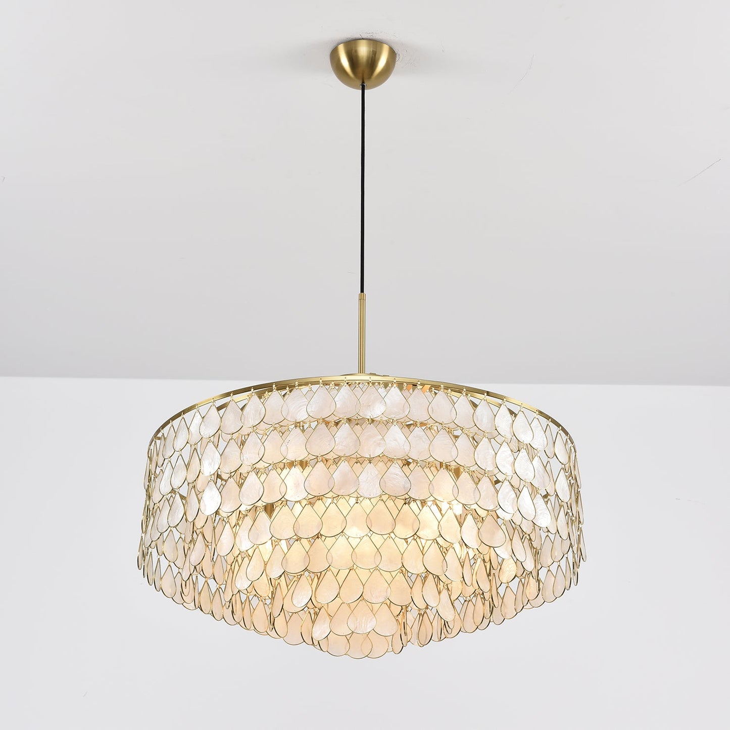 Teardrops Shell Chandelier