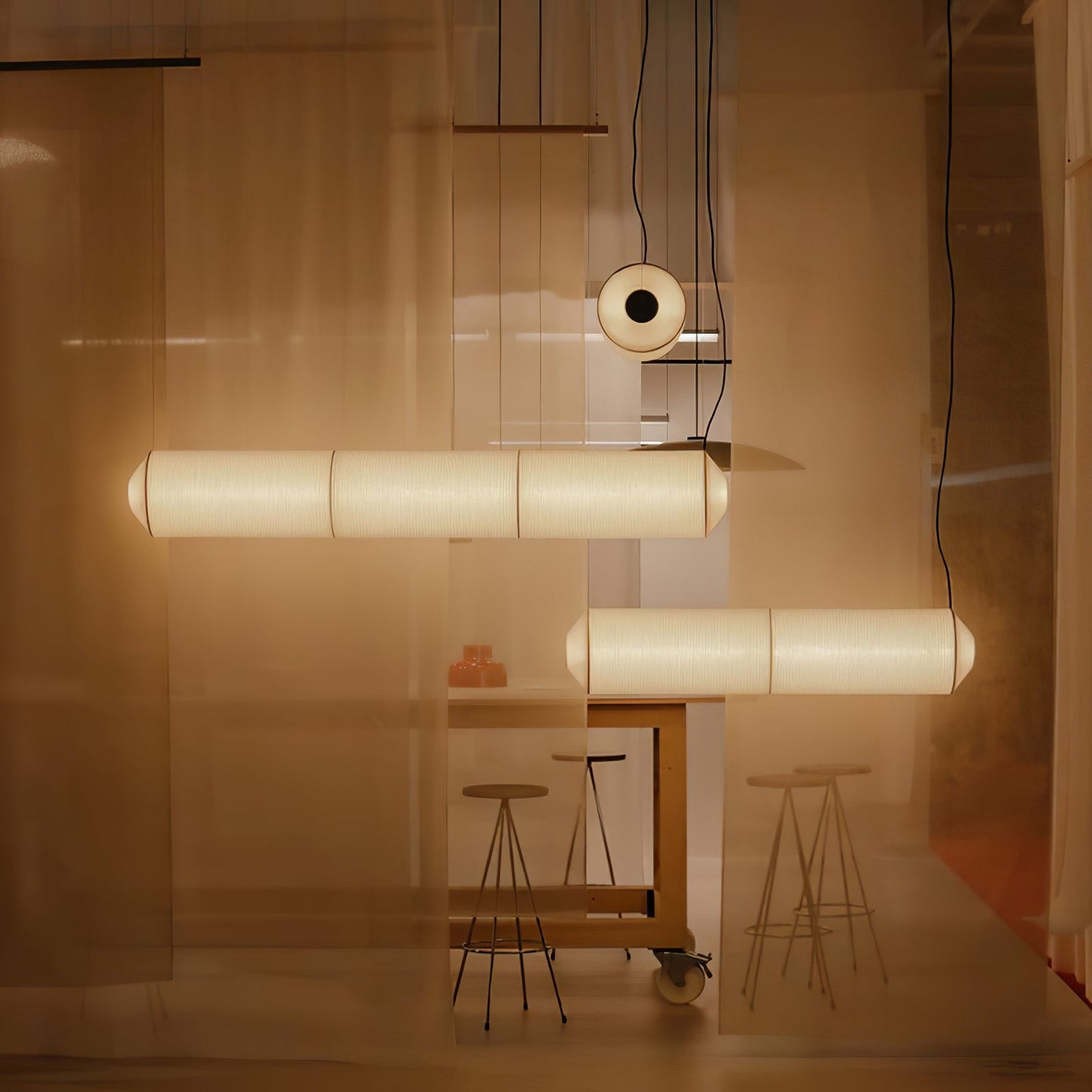 Tekio Imitation Silk Pendant Lamp
