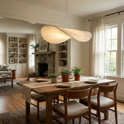 Tense Silk Pendant Light