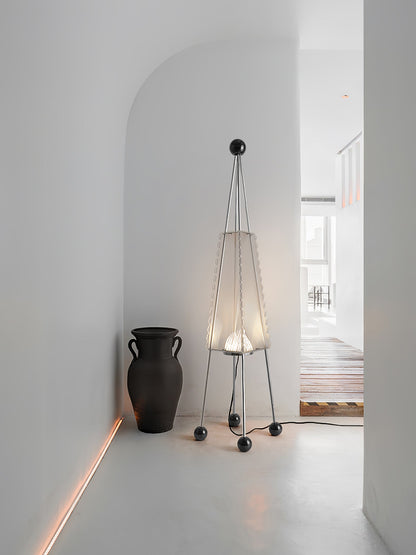 Obelisk Mesh Floor Lamp