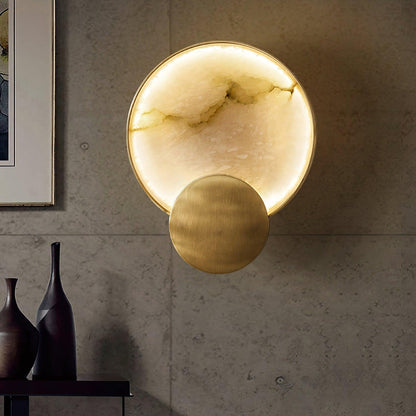 Terra Svet Alabaster Wall Lamp