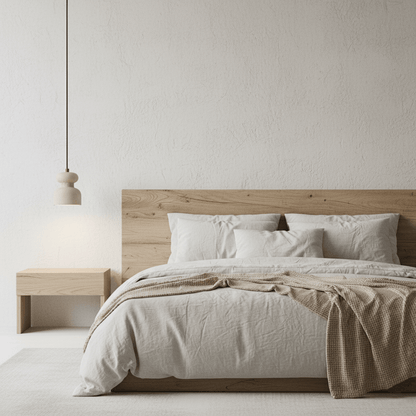Textured Travertine Gourd Pendant Light