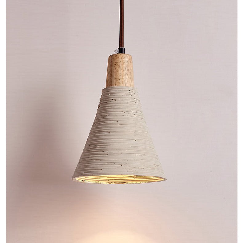 Textured Cone Pendant Light