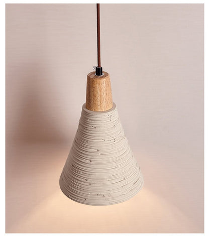 Textured Cone Pendant Light