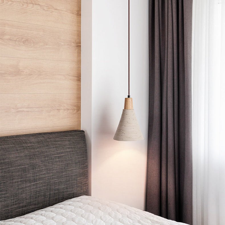 Textured Cone Pendant Light