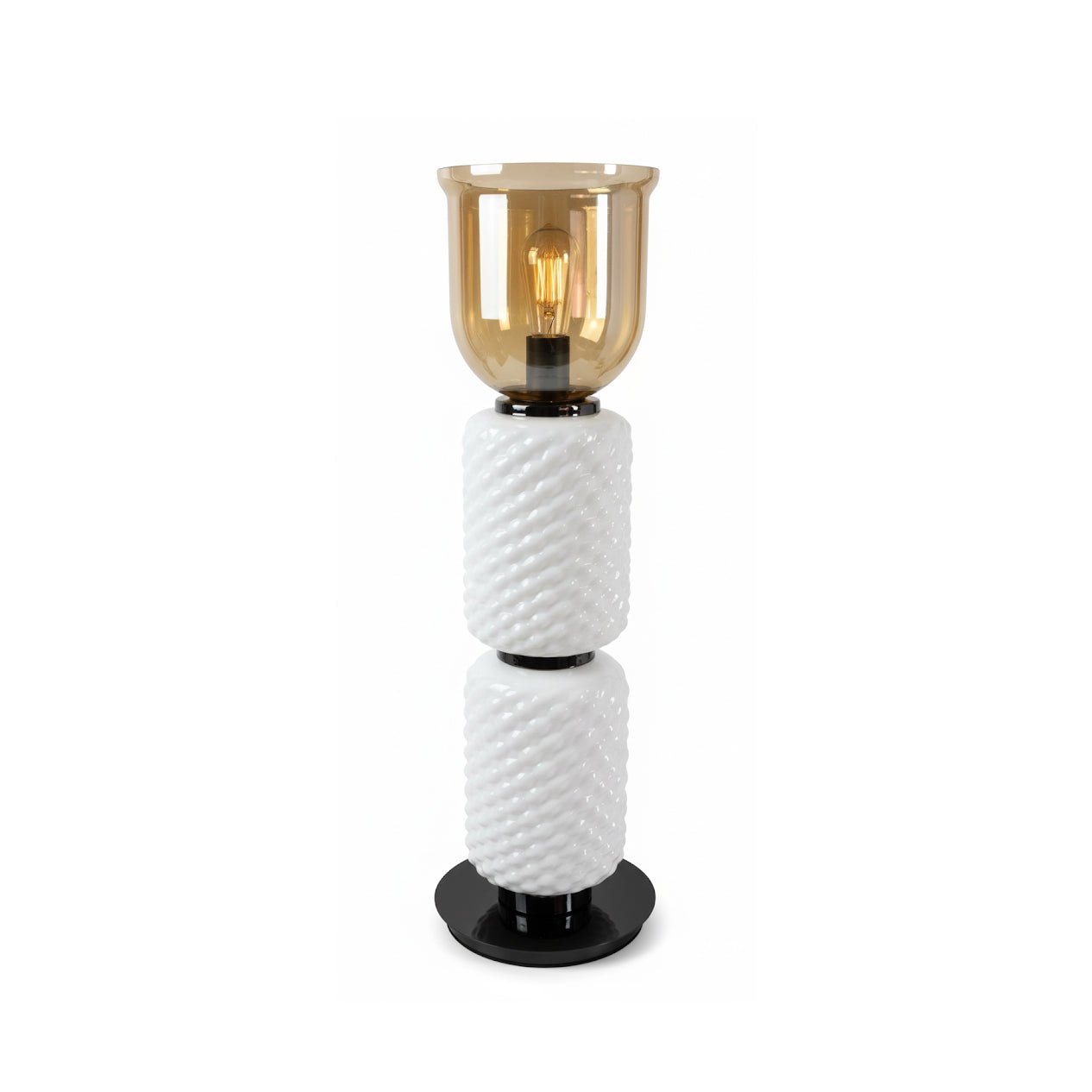 Textured Layered Glass table Light
