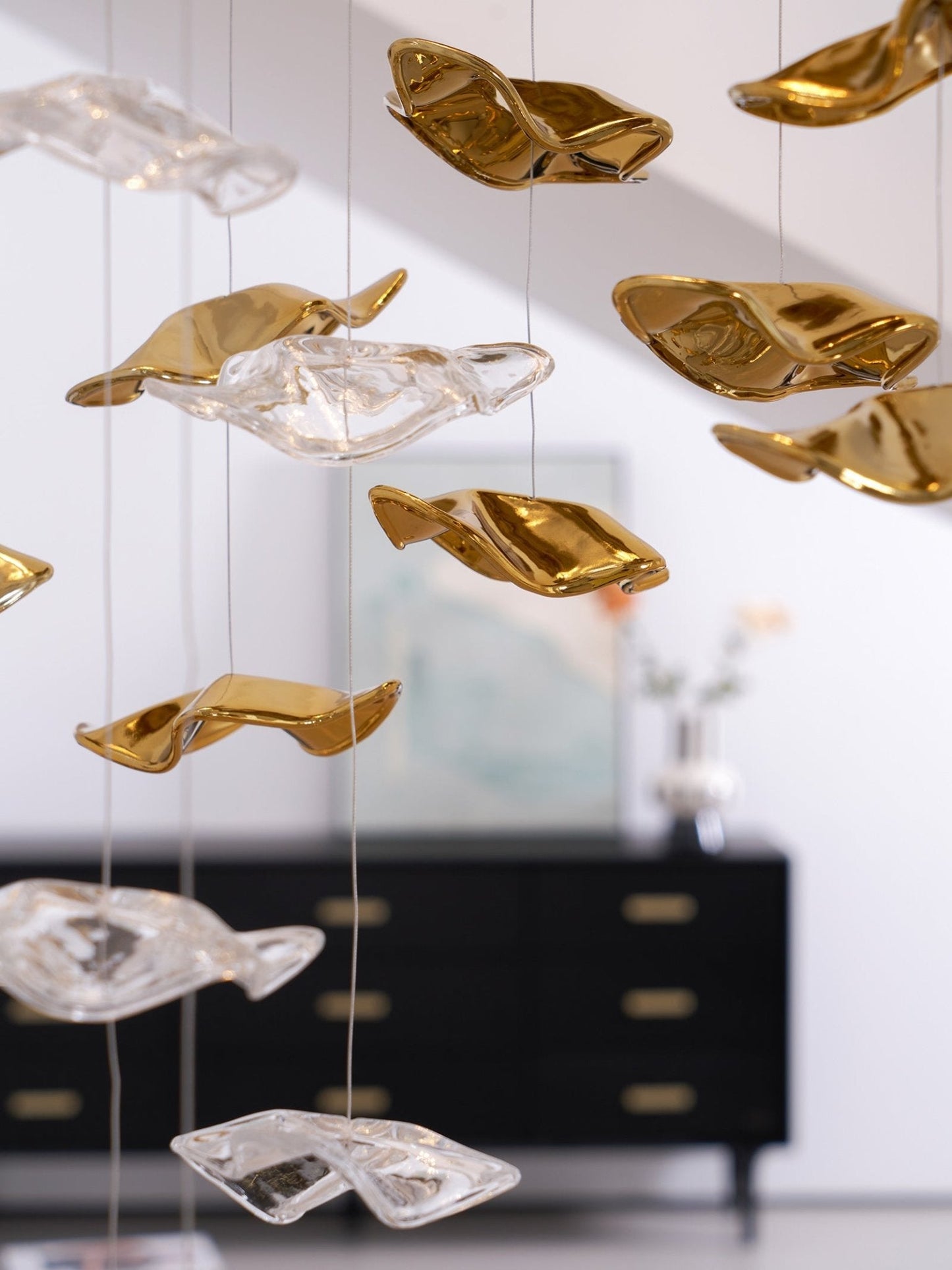 Tidal Art Glass Chandelier