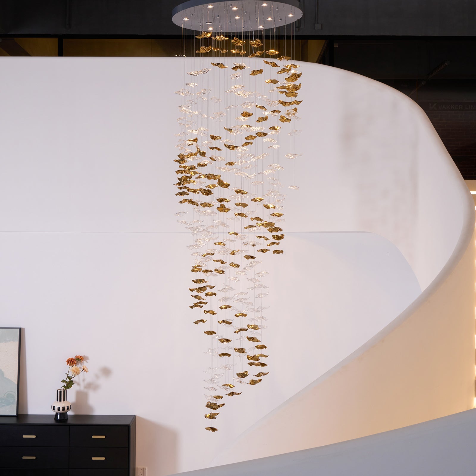Tidal Art Glass Chandelier