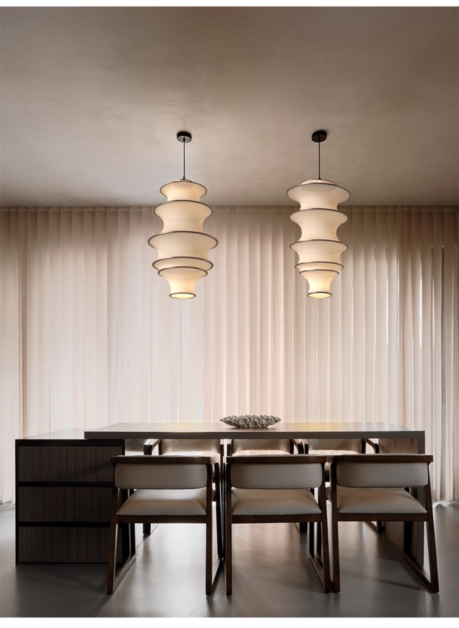 Tiered Wave Pendant Light
