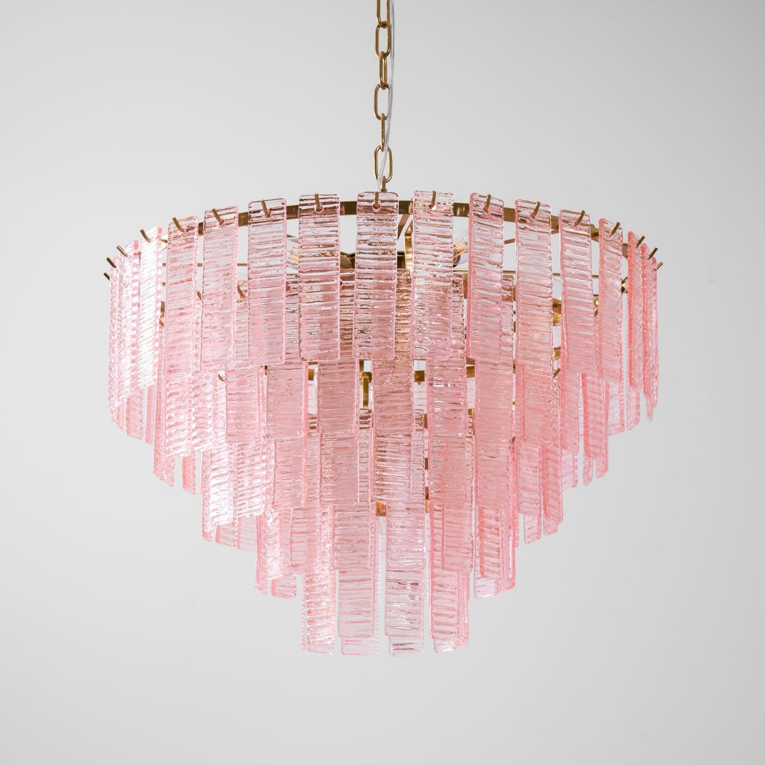 Opalora Pink Murano Chandelier