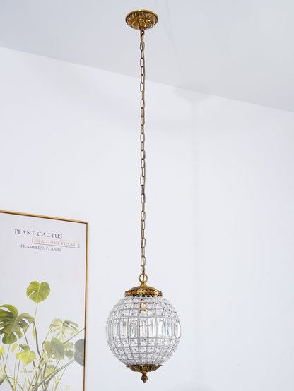 Traditional Gold Globe Chandelier