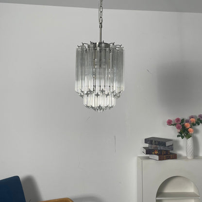 Transparant Murano Prism Chandelier