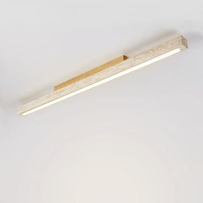 Travertine Column Ceiling Light